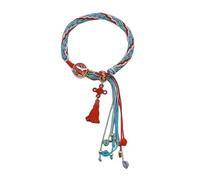 Sonsoke Bracelets tissés à la main de style animé Wanderer - Bracelets colorés pour les fans - Bracelets d'amitié tressés inspirés du jeu, Mittelgroße, Fil de coton, Pas de gemme