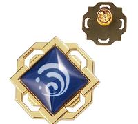 Sonsoke Broche Liyue Vision - Accessoire de décoration pour sac à dos - Cadeau de cosplay (hydro)