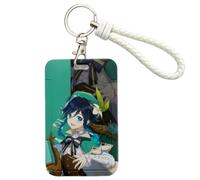 Sonsoke Furina Focalors - Étui pour cartes de dessin animé - 7 x 10 cm - Étui universel pour carte d'étudiant et carte d'identité, pour campus, bus, cartes de crédit, Valve., Standard, Anime