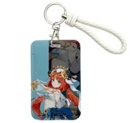 Sonsoke Furina Focalors - Étui pour cartes de dessin animé - 7 x 10 cm - Étui universel pour carte d'étudiant et carte d'identité, pour campus, bus, cartes de crédit, Nilou, Standard, Anime