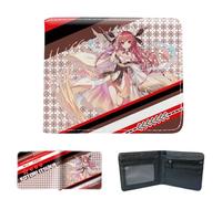 Sonsoke Izayoi Miku Hommes Portefeuilles Bi-Fold Portefeuille Carte ID Carte de Crédit Portefeuille Multi-usage pour Hommes et Femmes Cadeau Cosprey, Kotori Itsuka 1, Standard, Anime, classique