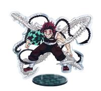 Sonsoke Kamado Nezuko Figurine de jeu debout en acrylique avec support en acrylique pour collections de table de cosplay (Kamado Tanjirou 4)