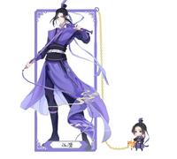 Sonsoke Lanwangji Weiwuxian Anime Marque-page en métal 9 cm - Personnages élégants pour manga et livres (Chengjiang)