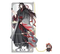 Sonsoke Lanwangji Weiwuxian Anime - Marque-page en métal - 9 cm - Personnages élégants pour manga et livres (Weiwuxian 2)