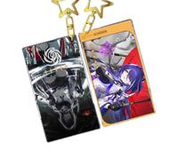 Sonsoke Porte-clés en acrylique représentant une petite étoile animée sur pied, décoration, Acheron, L