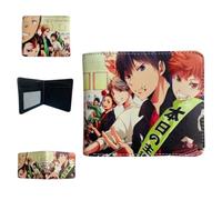 Sonsoke Tobio Kageyama Portefeuille double pliable pour homme et femme Carte d'identité Carte de crédit Portefeuille polyvalent pour hommes et femmes Cadeau cosplay, Style 13, Standard, Anime