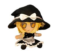 Sonsoke Touhou Project Oreiller en peluche manga pour décoration d'Halloween 20 cm (Kirisame Marisa)