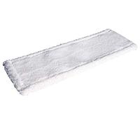 Sonty Lot de 5 serpillères professionnelles en microfibre Blanc 50 cm