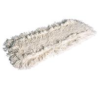 SONTY Mop Professionnel 50 cm Coton - Lot de 5 XL Lavettes pour support pliant | Tête de balai en coton pour tous types de sols à la maison, en restauration & en milieu professionnel | Lavable 60-90°C