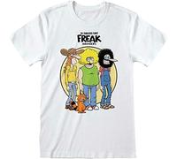 sonvsee Freak Brothers Unisex Adult Circle T-Shirt White White L