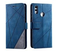 SONWO Coque pour Huawei Honor 10 Lite/Huawei P Smart 2019, Etui en Cuir PU Portefeuille Housse Fermeture Magnétique und Flip pour Huawei Honor 10 Lite/Huawei P Smart 2019, Bleu