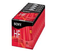 SONY 10C60HFL 60 MINUTE MINUTE CASSETTE HF Cassette - 10 brique