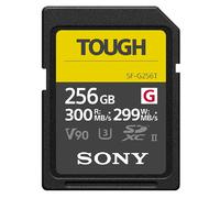 Sony 256GB SDXC CARD SF-G TOUGH USH-II 300MB/S | ✅ Livraison gratuite à partir de 100 €