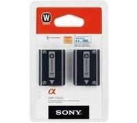 Sony 2NP-FW50 - Batterie 2 x - Li-Ion - 1080 mAh - pour Hasselblad Lunar; Cyber-shot DSC-RX10; a6000; a6300; a6400; a6500; a7 II; a7R II; a7s II