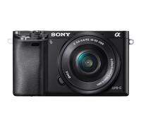 Sony a6000 ILCE-6000L - Appareil photo numérique - sans miroir - 24.3 MP - APS-C - 1080p - 3x zoom optique objectif 16-50 mm - Wi-Fi, NFC - noir