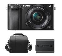 SONY A6000 Noir KIT SEL 16-50MM F3.5-5.6OSS Noir + Sac + Batterie NP-FW50