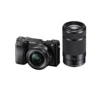 Sony α 6100 + 16-50mm + 55-210mm MILC 24,2 MP CMOS 6000 x 40000 pixels Noir