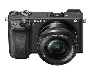 Sony a6300 ILCE-6300L - Appareil photo numérique - sans miroir - 24.2 MP - APS-C - 4K / 30 pi/s - 3x zoom optique objectif 16-50 mm - Wi-Fi, NFC - noir