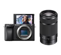 Sony a6400 Appareil photo sans miroir avec kit d'objectif 55-210 mm - Noir