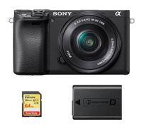 SONY A6400 Noir KIT SEL 16-50MM F3.5-5.6 OSS + Carte SD 64 Go + NP-FW50