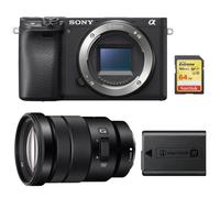 SONY A6400 Noir + SONY SEL 18-105MM F4 G OSS + carte SD 64 Go + NP-FW50