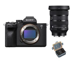 SONY A7 IV 33 Mpix + Objectif Sigma 24-70 mm F 2.8 DG DN II Art SONY E - Noir
