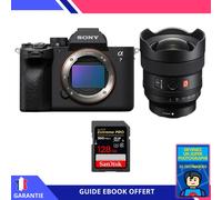 Sony A7 IV + FE 14mm f/1.8 GM + 1 SanDisk 128GB Extreme PRO UHS-II SDXC 300 MB/s + Ebook 'Devenez Un Super Photographe' - Hybride Sony