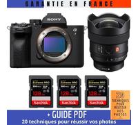 Sony A7 IV + FE 14mm f/1.8 GM + 3 SanDisk 128GB Extreme PRO UHS-II SDXC 300 MB/s + Guide PDF ""20 TECHNIQUES POUR RÉUSSIR VOS PHOTOS