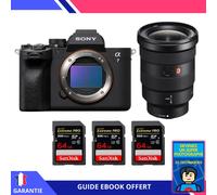 Sony A7 IV + FE 16-35mm f/2.8 GM + 3 SanDisk 64GB Extreme PRO UHS-II SDXC 300 MB/s + Ebook 'Devenez Un Super Photographe' - Hybride Sony