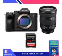Sony A7 IV + FE 24-105mm f/4 G OSS + 1 SanDisk 128GB Extreme PRO UHS-II SDXC 300 MB/s + Ebook 'Devenez Un Super Photographe' - Hybride Sony