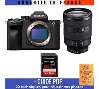 Sony A7 IV + FE 24-105mm f/4 G OSS + 1 SanDisk 128GB Extreme PRO UHS-II SDXC 300 MB/s + Guide PDF ""20 TECHNIQUES POUR RÉUSSIR VOS PHOTOS