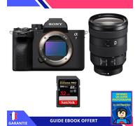 Sony A7 IV + FE 24-105mm f/4 G OSS + 1 SanDisk 32GB Extreme PRO UHS-II SDXC 300 MB/s + Ebook 'Devenez Un Super Photographe' - Hybride Sony