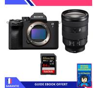 Sony A7 IV + FE 24-105mm f/4 G OSS + 1 SanDisk 64GB Extreme PRO UHS-II SDXC 300 MB/s + Ebook 'Devenez Un Super Photographe' - Hybride Sony