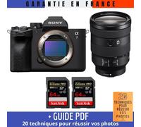Sony A7 IV + FE 24-105mm f/4 G OSS + 2 SanDisk 64GB Extreme PRO UHS-II SDXC 300 MB/s + Guide PDF ""20 TECHNIQUES POUR RÉUSSIR VOS PHOTOS