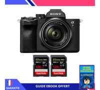 Sony A7 IV + FE 28-70mm F3.5-5.6 OSS + 2 SanDisk 128GB Extreme PRO UHS-II SDXC 300 MB/s + Ebook 'Devenez Un Super Photographe' - Hybride Sony