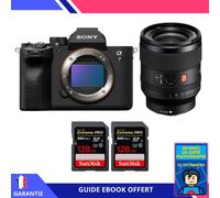 Sony A7 IV + FE 35mm f/1.4 GM + 2 SanDisk 128GB Extreme PRO UHS-II SDXC 300 MB/s + Ebook 'Devenez Un Super Photographe' - Hybride Sony