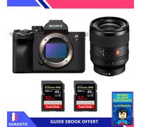 Sony A7 IV + FE 35mm f/1.4 GM + 2 SanDisk 32GB Extreme PRO UHS-II SDXC 300 MB/s + Ebook 'Devenez Un Super Photographe' - Hybride Sony