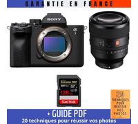 Sony A7 IV + FE 50mm f/1.2 GM + 1 SanDisk 128GB Extreme PRO UHS-II SDXC 300 MB/s + Guide PDF ""20 TECHNIQUES POUR RÉUSSIR VOS PHOTOS