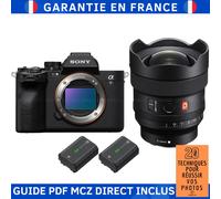 Sony A7R V + FE 14mm f/1.8 GM + 2 Sony NP-FZ100 + Guide PDF MCZ DIRECT '20 TECHNIQUES POUR RÉUSSIR VOS PHOTOS