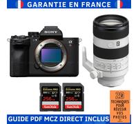 Sony A7R V + FE 70-200mm f/4 Macro G OSS II + 2 SanDisk 256GB Extreme PRO UHS-II SDXC 300 MB/s + Guide PDF MCZ DIRECT '20 TECHNIQUES POUR RÉUSSIR VOS PHOTOS