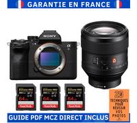 Sony A7R V + FE 85mm f/1.4 GM + 3 SanDisk 64GB Extreme PRO UHS-II SDXC 300 MB/s + Guide PDF MCZ DIRECT '20 TECHNIQUES POUR RÉUSSIR VOS PHOTOS