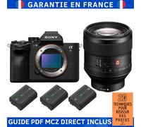 Sony A7R V + FE 85mm f/1.4 GM + 3 Sony NP-FZ100 + Guide PDF MCZ DIRECT '20 TECHNIQUES POUR RÉUSSIR VOS PHOTOS