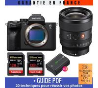Sony A7S III + FE 24mm F1.4 GM + 2 SanDisk 128GB Extreme PRO UHS-II SDXC 300 MB/s + 2 Sony NP-FZ100 + Guide PDF ""20 TECHNIQUES POUR RÉUSSIR VOS PHOTOS
