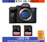 Sony A7S III Nu + 2 SanDisk 32GB Extreme PRO UHS-II SDXC 300 MB/s + Guide PDF MCZ DIRECT '20 TECHNIQUES POUR RÉUSSIR VOS PHOTOS