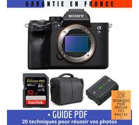 Sony A7S III Nu + SanDisk 32GB UHS-II 300 MB/s + Sony NP-FZ100 + Sac + Guide PDF MCZ DIRECT '20 TECHNIQUES POUR RÉUSSIR VOS PHOTOS