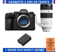Sony A9 III + FE 100-400mm f/4.5-5.6 GM OSS + 1 Sony NP-FZ100 + Ebook '20 Techniques pour Réussir vos Photos' - Appareil Photo Professionnel