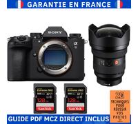 Sony A9 III + FE 12-24mm f/2.8 GM + 2 SanDisk 128GB Extreme PRO UHS-II SDXC 300 MB/s + Ebook '20 Techniques pour Réussir vos Photos' - Appareil Photo Hybride Sony