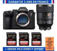 Sony A9 III + FE 135mm f/1.8 GM + 3 SanDisk 256GB Extreme PRO UHS-II SDXC 300 MB/s + Ebook '20 Techniques pour Réussir vos Photos' - Appareil Photo Professionnel