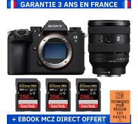 Sony A9 III + FE 20-70mm f/4 G + 3 SanDisk 256GB Extreme PRO UHS-II SDXC 300 MB/s + Ebook '20 Techniques pour Réussir vos Photos' - Appareil Photo Professionnel