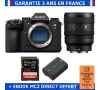 Sony A9 III + FE 24-50mm f/2.8 G + 1 SanDisk 256GB Extreme PRO UHS-II SDXC 300 MB/s + 1 Sony NP-FZ100 + Ebook '20 Techniques pour Réussir vos Photos' - Appareil Photo Professionnel